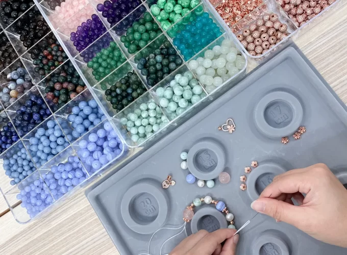 Crystal Beading with Crystal Ring or Crystal Bag Charm Workshop  | Singapore